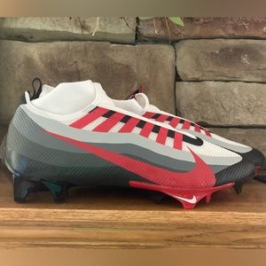Nike Vapor Edge Pro 360 Football Cleats Mens Black Red DV0778-002 NEW
